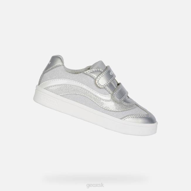 8ZHJ1149 striebro Geox djrock dievča 8ZHJ1149 striebro Geox djrock dievča