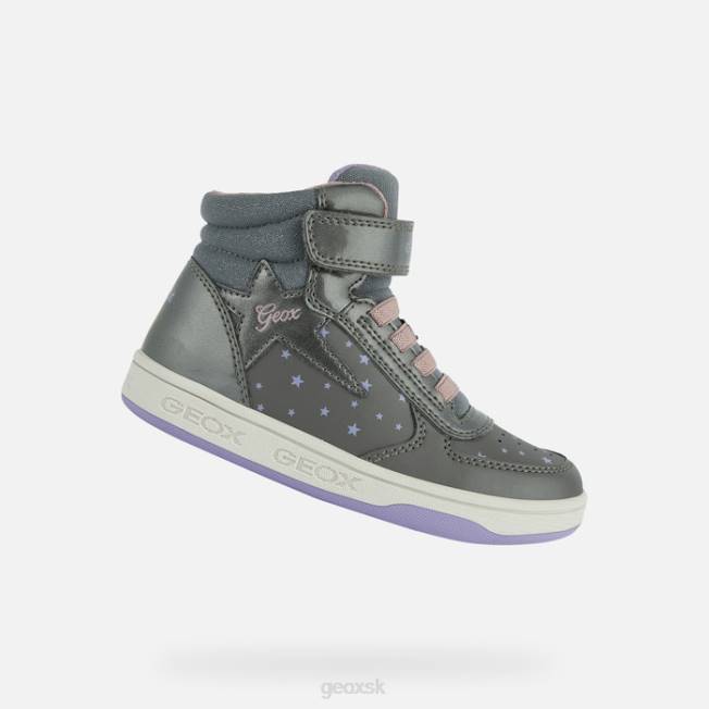 8ZHJ1153 tmavo strieborná/fialová Geox maltinské dievča 8ZHJ1153 tmavo strieborná/fialová Geox maltinské dievča